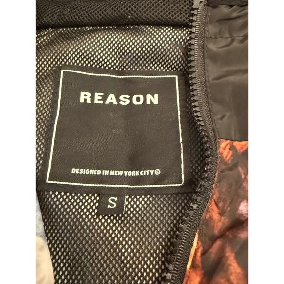 Reason Renaissance Art 1/4 Zip Windbreaker Pullover Jacket Medium - Picture 3 of 10